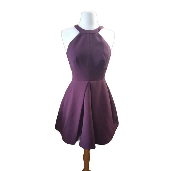 Keep sake Dress Burgundy Lined Adore You Mini Dress Size XS Originally $169 - Picture 3 of 15